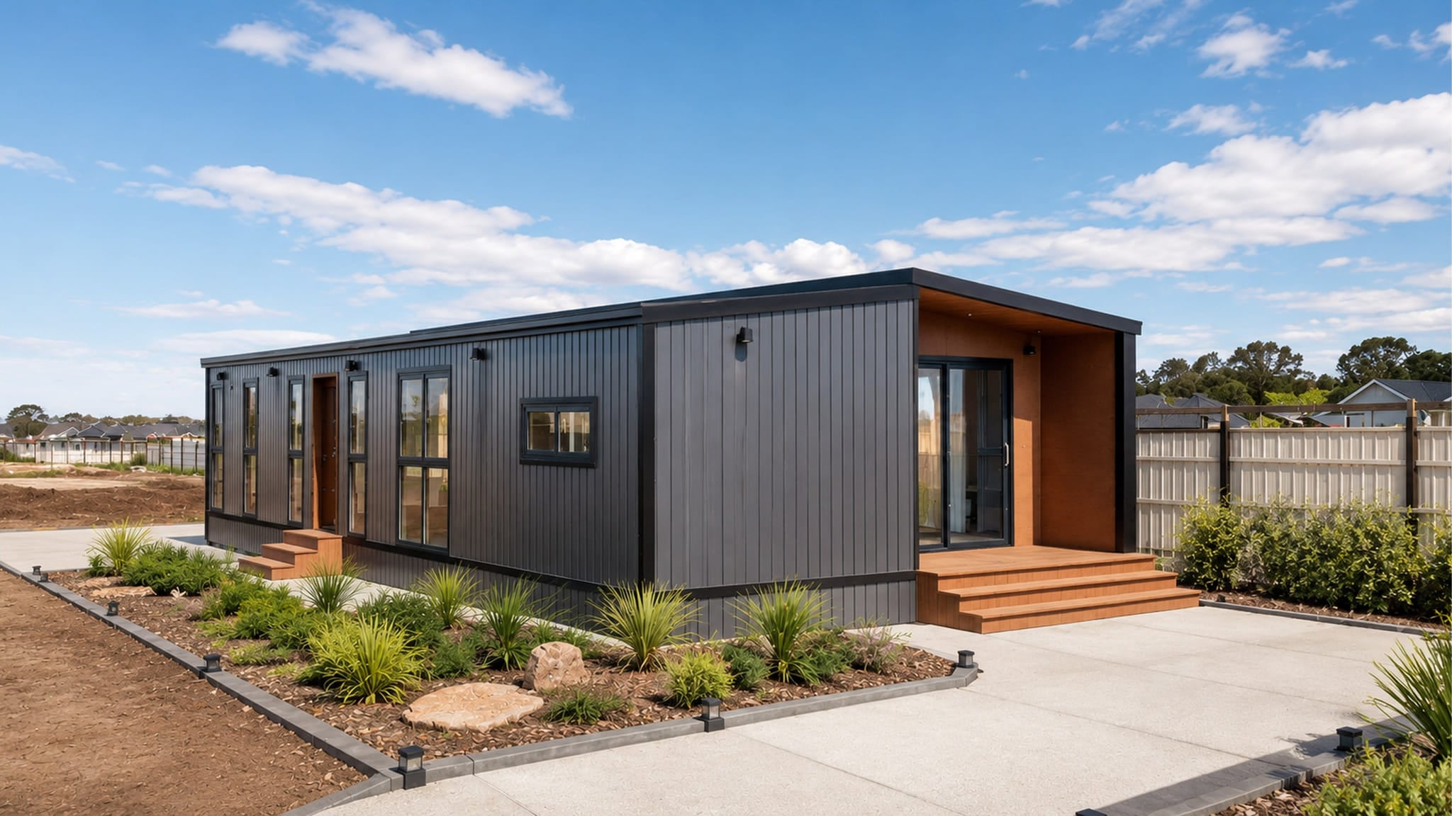 Modlux Solace combined two unit, seen from outside